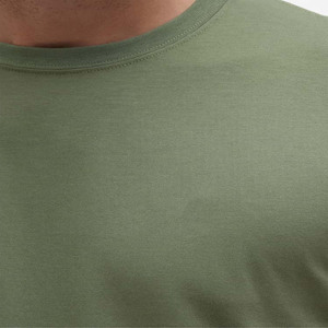 T-shirt col rond pour homme, manches courtes, tricoté, uni, décontracté, usage quotidien, logo personnalisé, grossiste fournisseur Pakistan Chine, personnalisation possible - Product Image 5