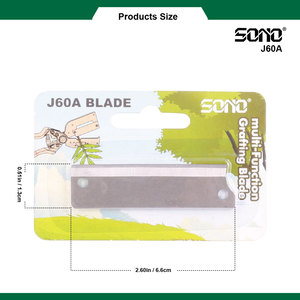 Cuchilla de Repuesto Multifuncional para Podadora de Injertos SONO J60A de Acero Inoxidable OEM, Fabricada en Taiwán, Sin Mango - Product Image 4