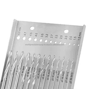 WPS Twist <b>Drill</b> Rack Holds 13 Five Inch Orthopedic Surgical <b>Drill</b> <b>Bits</b> Sterilization Holder <b>Stainless</b> <b>Steel</b> Orthopedic Set - Product Image 4