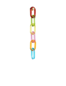 Eslabones de Cadena de Resina Transparentes de Gran Tamaño y Coloridos para Decoración de Paredes, Accesorios para Habitaciones, Todos los Colores Disponibles, Artesanías de Resina - Product Image 1