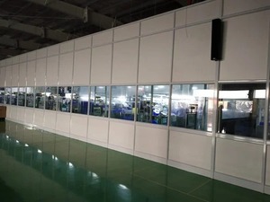 Most Selling Hinged Aluminium Office <b>Partition</b> System with Tempered Glass for Modern Commercial Workspace Interior Solutions - Product Image 2