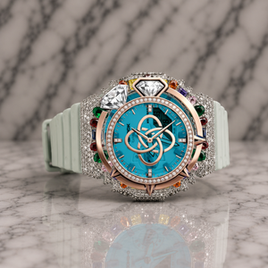 Reloj de Pulsera de Lujo con Diamantes Moissanite para Hombre, con Incrustaciones Completas de Piedras - Product Image 1