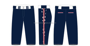 Uniforme de béisbol personalizado, equipo de sublimación, camisetas de Softball de 2 botones y pantalones de Knicker, venta al por mayor, novedad de 2021 - Product Image 4