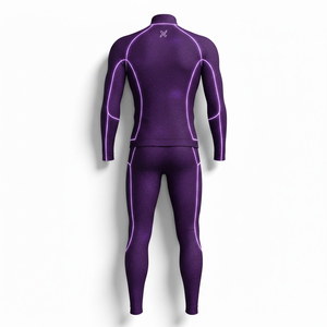 Combinaison de sport à compression extensible dans 4 directions pour hommes, vêtements de sport sans couture, tenue athlétique haute performance, tenue de course professionnelle pour marathon - Product Image 3