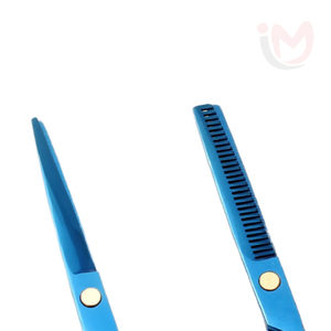 กรรไกรตัดผมตรงแบบมืออาชีพ ขนาด 6.0 นิ้ว ใบมีดคม ดีไซน์ทันสมัย 4 สี สำหรับช่างเสริมสวยและช่างตัดผม ใช้ได้ทั้งมือขวาและซ้าย ผลิตจากสแตนเลส - Product Image 2