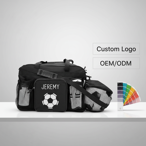 Sac de sport avec compartiment pour ballon de basket, sac de gym robuste avec porte-bouteilles et bandoulière rembourrée pour l'entraînement - Product Image 5