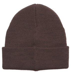 Bonnet unisexe en tricot côtelé vert lime avec revers, patch logo en caoutchouc personnalisé, bonnet d'hiver chaud en acrylique, marque privée, vente en gros, bonnets OEM - Product Image 6