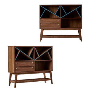 ตู้ไม้สักดีไซน์ทันสมัยทำจากอินโดนีเซียสำหรับวางทีวีห้องนั่งเล่นห้องนอนเฟอร์นิเจอร์ - Product Image 5