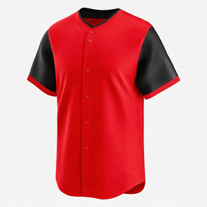 Wholesale Sublimation <b>Mens</b> Baseball Jerseys in Cheap Price Solid Color Custom Size Sublimation Baseball Jersey Shirt Uniforms - Product Image 4
