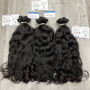 Vente en gros usine de mèches de cheveux humains vietnamiens bruts, extensions à trame double tirée, texture naturelle douce et soyeuse - Product Image 6