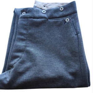 Plus Size Men Casual <b>Pants</b> Solid Color Straight Leg Trousers Button Fly American Reproduction Type II Richmond Depot Trousers - Product Image 5