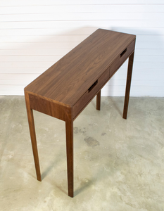 โต๊ะคอนโซลไม้มะม่วงสีดำเข้มข้นสำหรับห้องนั่งเล่น  วัสดุไม้เนื้อแข็ง  สำหรับทางเข้าวิลล่าระดับพรีเมียม  โถงทางเดิน  และห้องรับแขก - Product Image 3