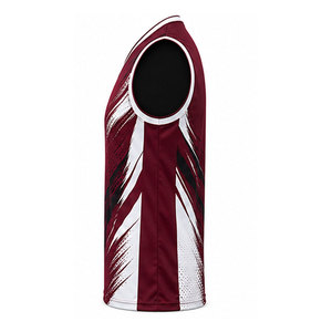 Maillot de volley-ball sans manches personnalisé avec tissu léger et lisse, coupe confortable et respirante, design sportif pour équipe - Product Image 3