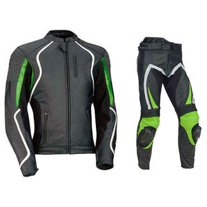 Traje de Motocicleta de Cuero de 2 Piezas, Transpirable y Resistente al Viento, para Hombre, con Logotipo Personalizado, Ropa de Carreras de Motociclismo, Venta Directa de Fábrica - Product Image 1