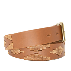Cinturón de Cuero Vacuno Personalizado OEM con Hebilla de Hierro, Diseño Casual Bordado, Ajustable y de Alta Durabilidad para Hombres y Mujeres - Product Image 2