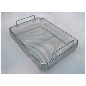 Plateau en treillis métallique de qualité supérieure WARSAW MEDICAL en acier inoxydable, certifié ISO et CE, pour instruments de laboratoire |   porte-aiguille - Product Image 1