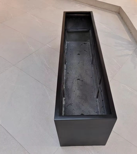 Maceta Grande de Jardín Estilo Vintage Galvanizada para Plantar Flores, Hierbas y Arbustos con Construcción Metálica Resistente - Product Image 2