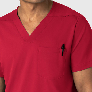 100% Cotton Hospital Uniform Nursing Scrub Medical Nurse Scrub <b>Doctor</b> Uniform For Healthcare Industry - Product Image 3