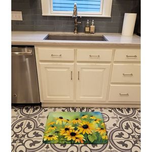 Maryland aux yeux noirs Susans aquarelle mousse à mémoire tapis de cuisine lavable en Machine Anti-Fatigue tapis de bain coussin confort tapis - Product Image 2