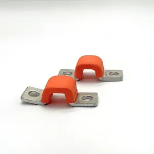 Placa de níquel de corte de soldadura de barra colectora de cobre Flexible de Anguila de 4 orificios para baterías LifePO4