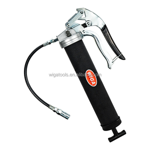 WIGA GX-998 Pistola de Engrase de Aluminio de Dos Etapas con Válvula de Purga de Aire, Boquilla de Tubo Flexible, Rosca BSPT de 1/8"-28, Lubricador de Doble Carrera, Taiwán - Product Image 1