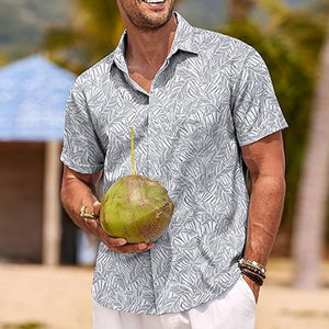 Design Your Own Logo Men Summer Shirts Fashion Wear Latest Design Men Summer Shirts For Adult - Product Image 2