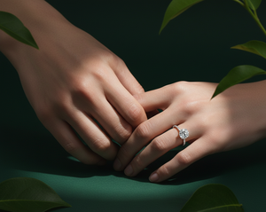 Anillo de Compromiso con Diamante de Laboratorio de 2 Quilates, Corte Flor, Certificado VVS IGI, Plata de Ley 925, Chapado en Oro Blanco de 14k, Anillo de Bodas para Mujer - Product Image 3
