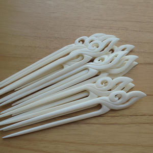 Épingle à cheveux en os de buffle 100% haute qualité pour femmes et filles, accessoires pour cheveux longs, pinces faites à la main avec taille personnalisée - Product Image 3