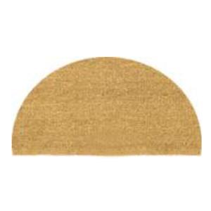 Alfombrillas de entrada lisas de la mejor calidad, hechas a máquina, en forma de semicírculo, de 45x75 cm. - Product Image 2