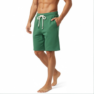 Pantalones Cortos Deportivos de Felpa para Hombre, Diseño Moderno, Lisos, con Cordón Ajustable en la Cintura, para Gimnasio y Entrenamiento - Product Image 3