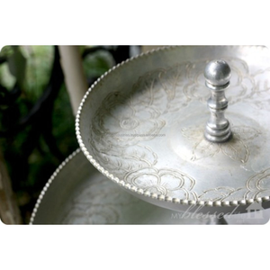 ที่วางเค้กอลูมิเนียมบนโต๊ะอุปกรณ์สำหรับงานเลี้ยงฉลองครบรอบแต่งงานวันเกิดอุปกรณ์ทำขนมที่หรูหราตกแต่งโดยอุตสาหกรรม azora - Product Image 3