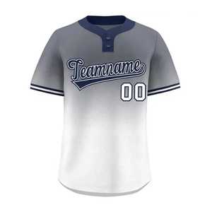 Camiseta de Béisbol Personalizada con Degradado Rojo, Unisex, Manga Corta, Impresión del Nombre del Equipo en la Parte Delantera, Absorbe la Humedad, Secado Rápido, Transpirable, Corte Regular - Product Image 6