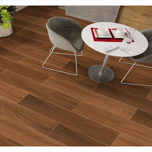 Baldosa de porcelana mate suave de 200x1200 mm, diseñada para crear una profundidad espacial tranquila y una estructura de suelo estable. - Product Image 1