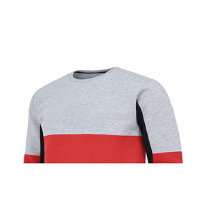 Sweat-shirt à col rond en molleton tricoté 100 % coton pour homme, printemps, 240 g, écologique, respirant, logo imprimé en relief sur le devant - Product Image 5