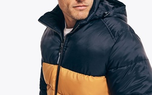 Black Original North-face Logo High Quality Canvas Men's Winter Puffer Jacket Hooded Breathable Quick Dry Keep <b>Warm</b> - Product Image 3