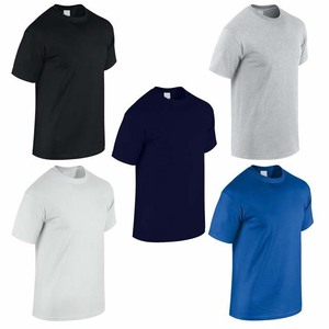 Camisetas de Verano para Hombre, Estilo Casual, Corte Regular, Color Gris Jaspeado, Algodón y Poliéster, Cuello Redondo, Manga Corta - Product Image 6