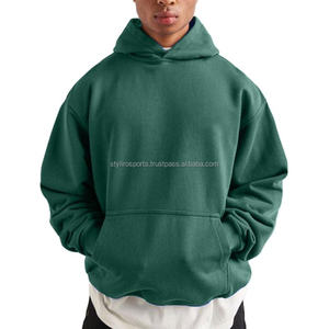 Sweat à capuche oversize pour homme, épaules tombantes, coton/polyester, impression numérique hiver, tendance streetwear, logo personnalisé OEM - Product Image 5