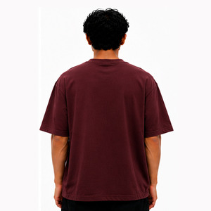 Camiseta de Hombre OEM, Talla Grande, 100% Algodón, Cuello Redondo, Manga Corta, Estilo Casual Urbano, Tejido Jersey Transpirable, Logotipo Estampado en la Parte Delantera - Product Image 2
