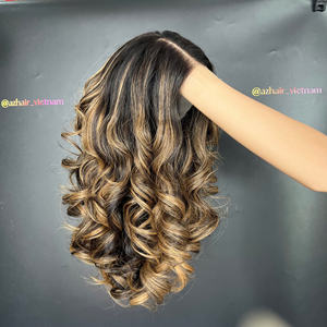 Venta al por mayor personalizado 100% crudo vietnamita Peluca de cabello humano suave y suave extensiones de ondas naturales - Product Image 3