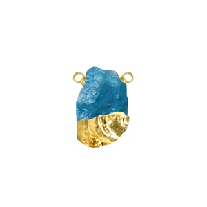 จี้หินอะพาไทต์นีออนชุบทอง 18K สำหรับทำสร้อยคอและเครื่องประดับ - Product Image 1