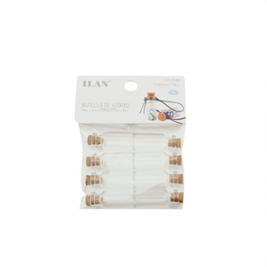 Bottiglia in vetro ILAN 16mm x 35mm 3ML con tappo in sughero per conservazione - Product Image 2