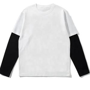 Trendy Wear 100% Cotton Double Sleeves T-<b>shirt</b> For <b>Men</b> Loose Fit Printing <b>Silk</b> Screen Printing Double Sleeves T <b>Shirt</b> For <b>Men</b> - Product Image 4