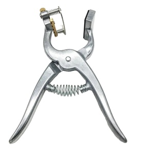 Oveja cerdo mascota perro oreja tatuaje alicates abrazadera punzón aleación identificación veterinaria animales agricultura herramientas suministros - Product Image 1