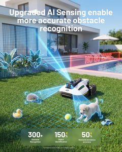 Cortacésped Robótico Inalámbrico YUKA Mini 2 800, para Terrenos de hasta 800 m², Navegación de 360° con LiDAR - Product Image 2