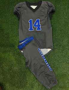 Uniformes entièrement personnalisés, respirants, taille sur mesure, confortables, haute qualité, prix raisonnable, uniforme de football américain - Product Image 1