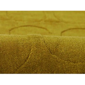 Alfombra de Lana Verde Oliva Hecha a Mano con Diseño Geométrico Ovalado Moderno, Minimalista, para Sala de Estar, Dormitorio, Alfombra Personalizada, Decoración del Hogar - Product Image 4