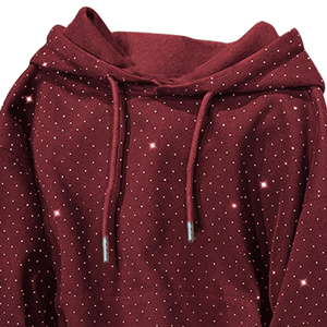 Sudadera con Pedrería de Diseño Personalizado al por Mayor, OEM/ODM, Sudadera Lisa de Alta Calidad 100% Algodón con Etiqueta Personalizada - Product Image 3