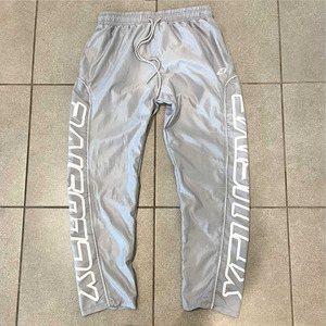 Pantalones de Nylon de Secado Rápido para Hombre, Estilo Urbano, Cortavientos, Ligeros, Corte Holgado, Cintura Elástica, Fabricación Personalizada - Product Image 2