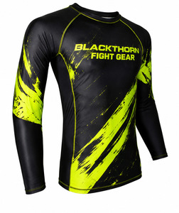 Camiseta de Manga Larga para Hombre, Diseño Personalizado OEM, Sublimación, Secado Rápido, Poliéster, para MMA y BJJ - Product Image 4