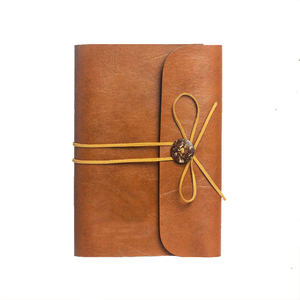 Carnets en cuir véritable de style coréen format B6, personnalisables en gros, avec logo sur mesure, durables, pour cadeaux - Product Image 6